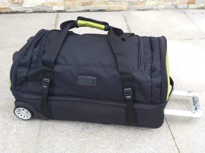 Kmikli 27/32 inch large capacity Rolling Luggage Bag Travel Suitcase On Wheels Men Women Shoulder Trolley Sports Backpack