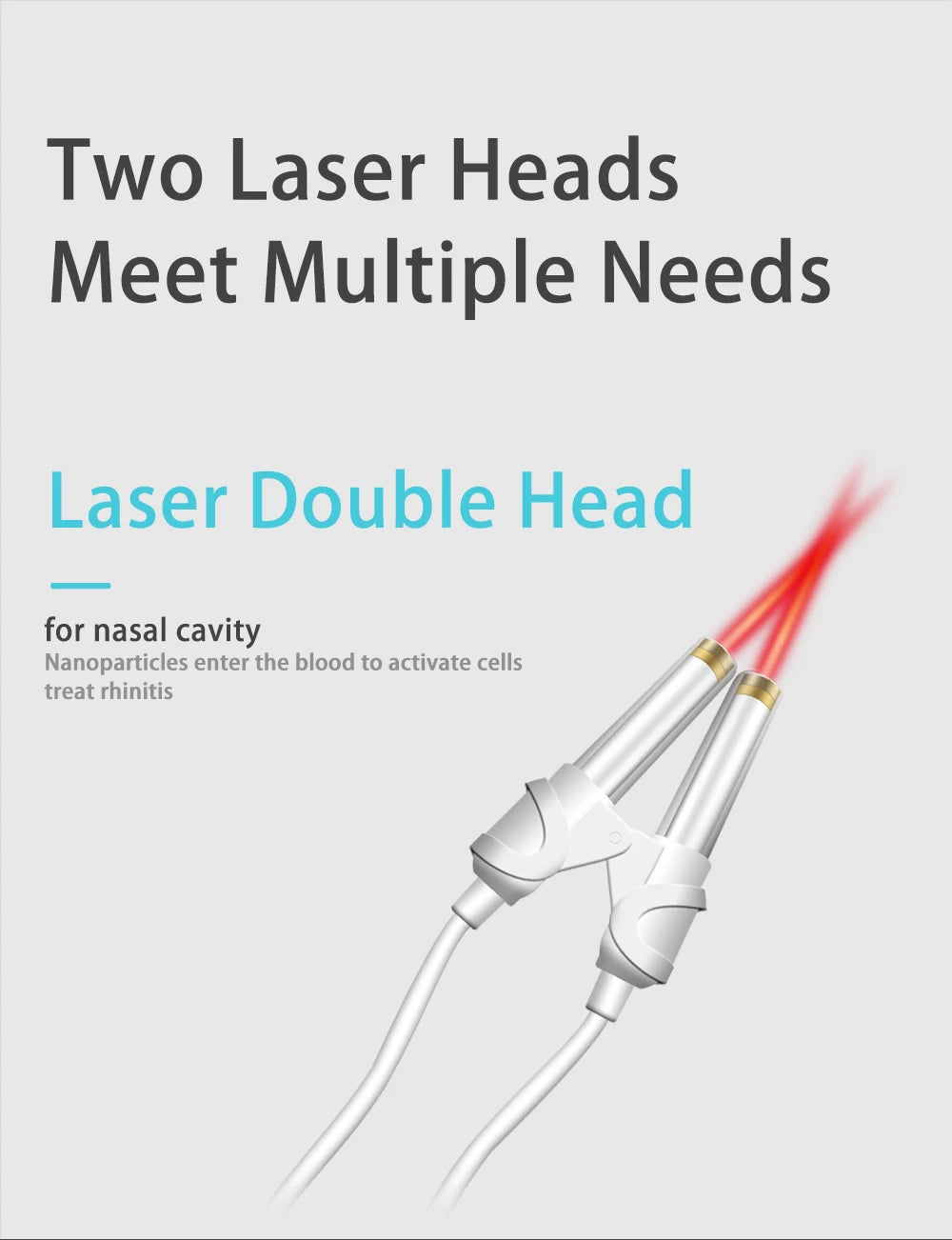 Tinnitus Ear Laser Therapy LLLT Irradiation Laser Physiotherapy Earplug Otitis Media Deafness Nose Rhinitis Sinusitis Treatment