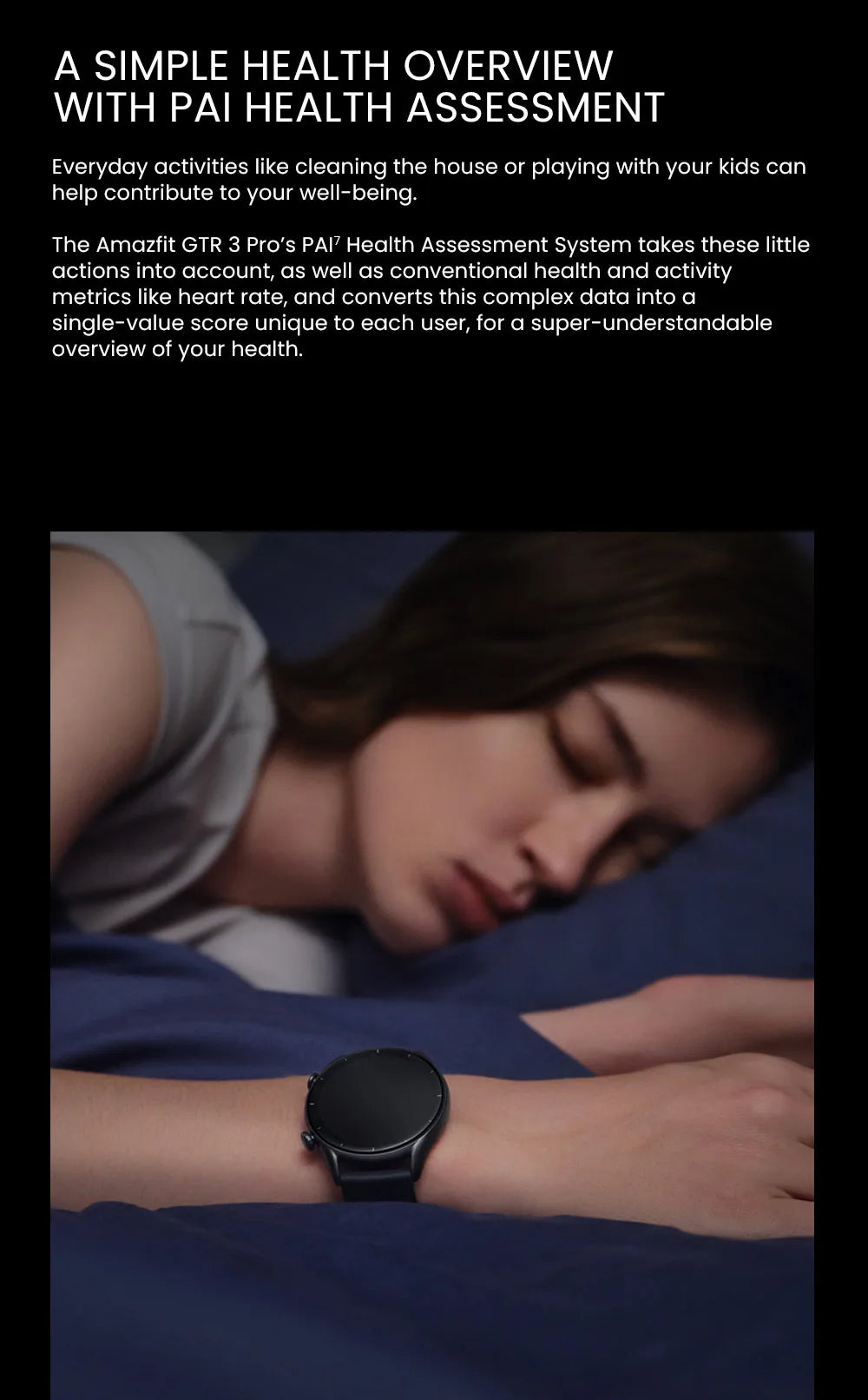 Amazfit GTR 3 Pro GTR3 Pro GTR-3 Pro 46mm Smartwatch AMOLED Display Zepp OS App 12-day Battery Life Watch  150+Sports Modes