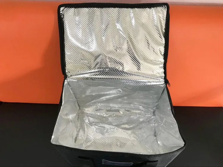 50L Extra Large Cooler Bag Car Ice Pack Insulated Thermal Lunch Pizza Bag Fresh Food Delivery Container Refrigerator Bag