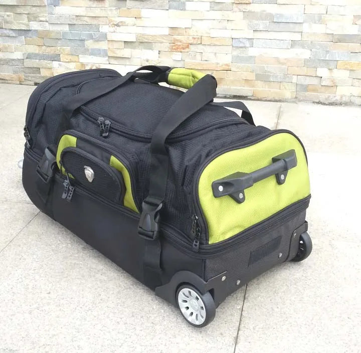 Kmikli 27/32 inch large capacity Rolling Luggage Bag Travel Suitcase On Wheels Men Women Shoulder Trolley Sports Backpack