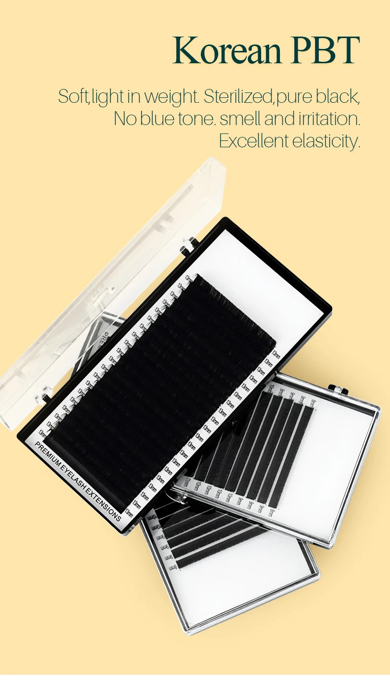 H&L SINCE 1990 20Rows Individual Eyelash Extensions Lashes Maquiagem Cilios for  Soft Natural Faux Mink Eyelashes for