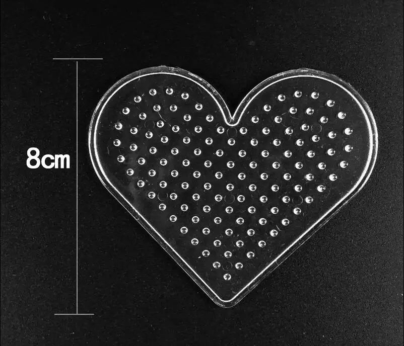 5mm Hama Beads Pegboard template Toy DIY perler tool PUPUKOU Beads Educational Tangram Jigsaw Puzzle Iron beads