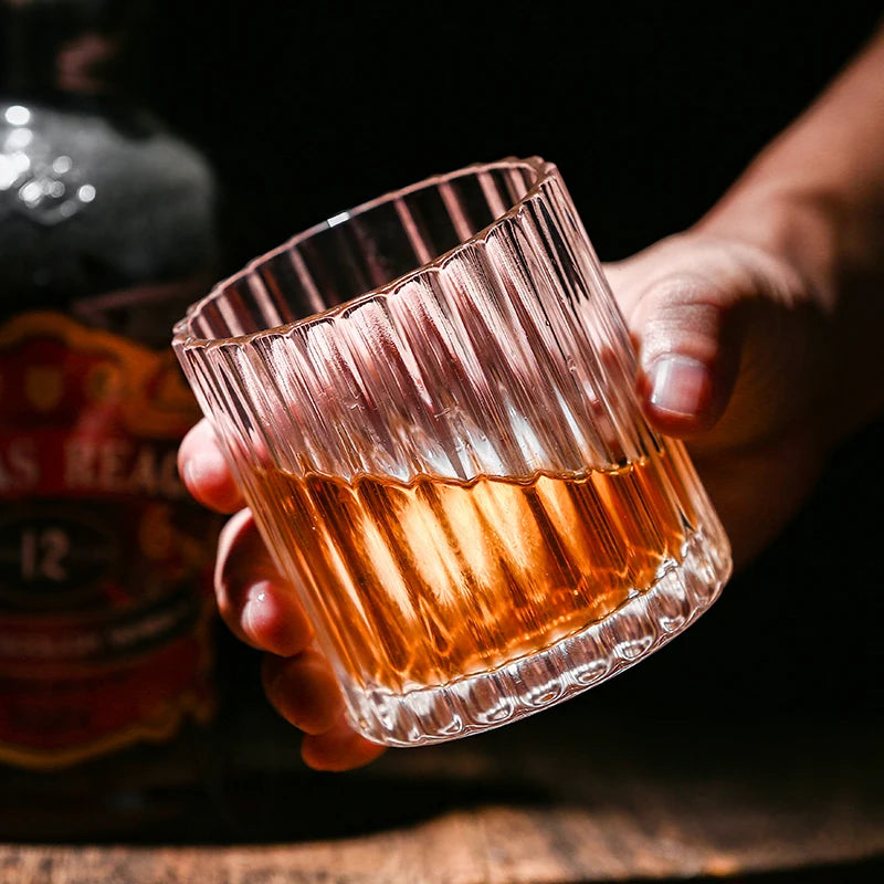 Whiskey Glass, Old Fashioned Rocks Glasses Tumblers, Glassware for Cocktail Scotch, Bourbon, Gin, Voldka, Brandy