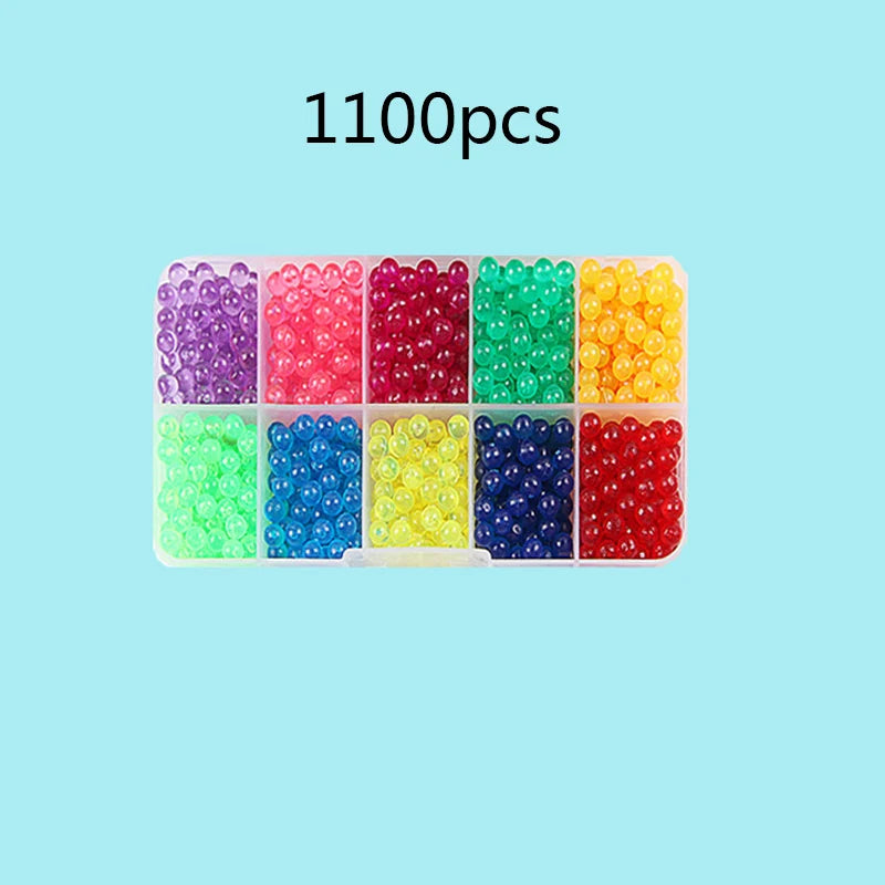 36 colors 5mm Set Refill Beads Puzzle Crystal DIY Water Spray magic Beads Set Ball Games 3D Handmade Magic Toys For Children
