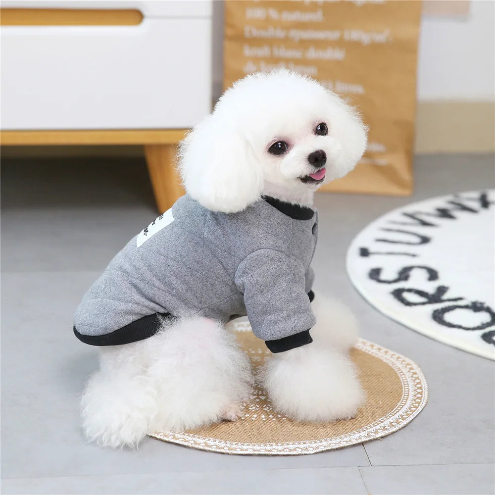 Pet Cats Dog Clothes Winter Warm Down Jacket For Small Dogs Cotton Chihuahua Hooded Clothes Dog Windproof Clothing Coat Apparel
