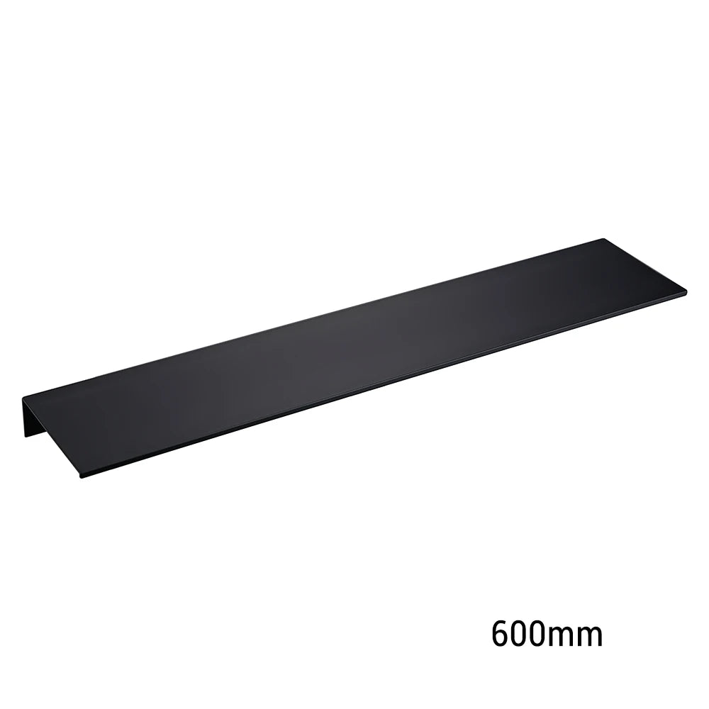 Black White Aluminum Alloy Wall-Mounted Kitchen Shower Room Bedroom Device Bathroom Accessories Organizer Shelf