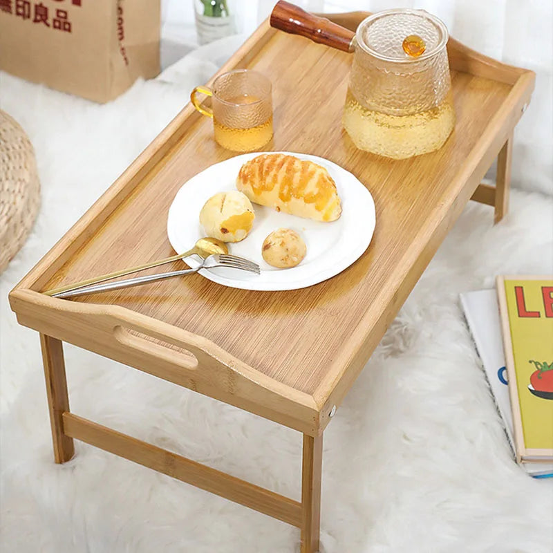 Computer Desk Window Tatami Table Foldable Laptop Stand Breakfast Plate Bed Tray Cozy Bedside Bay Room Desks Bedroom Furniture