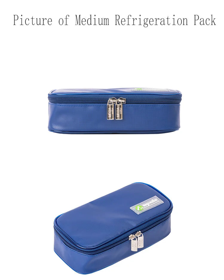 mega Insulin Cooler box Middle-sized bag Portable Insulated Diabetic Insulin Travel Case Nylon Fabric Aluminum Foil ice bag