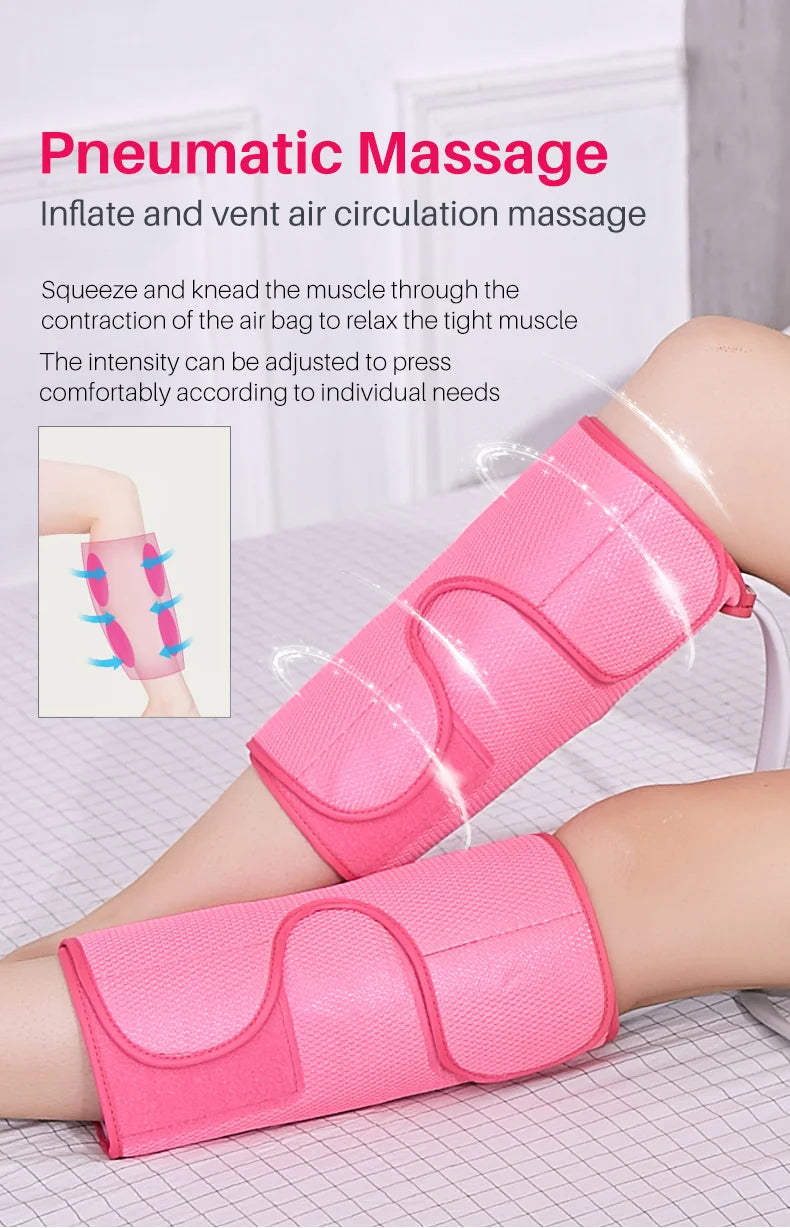 Leg Massager for Circulation, Air Compression Calf Massager with Handheld Controller for Pain Relief Edema,Muscles Relaxation