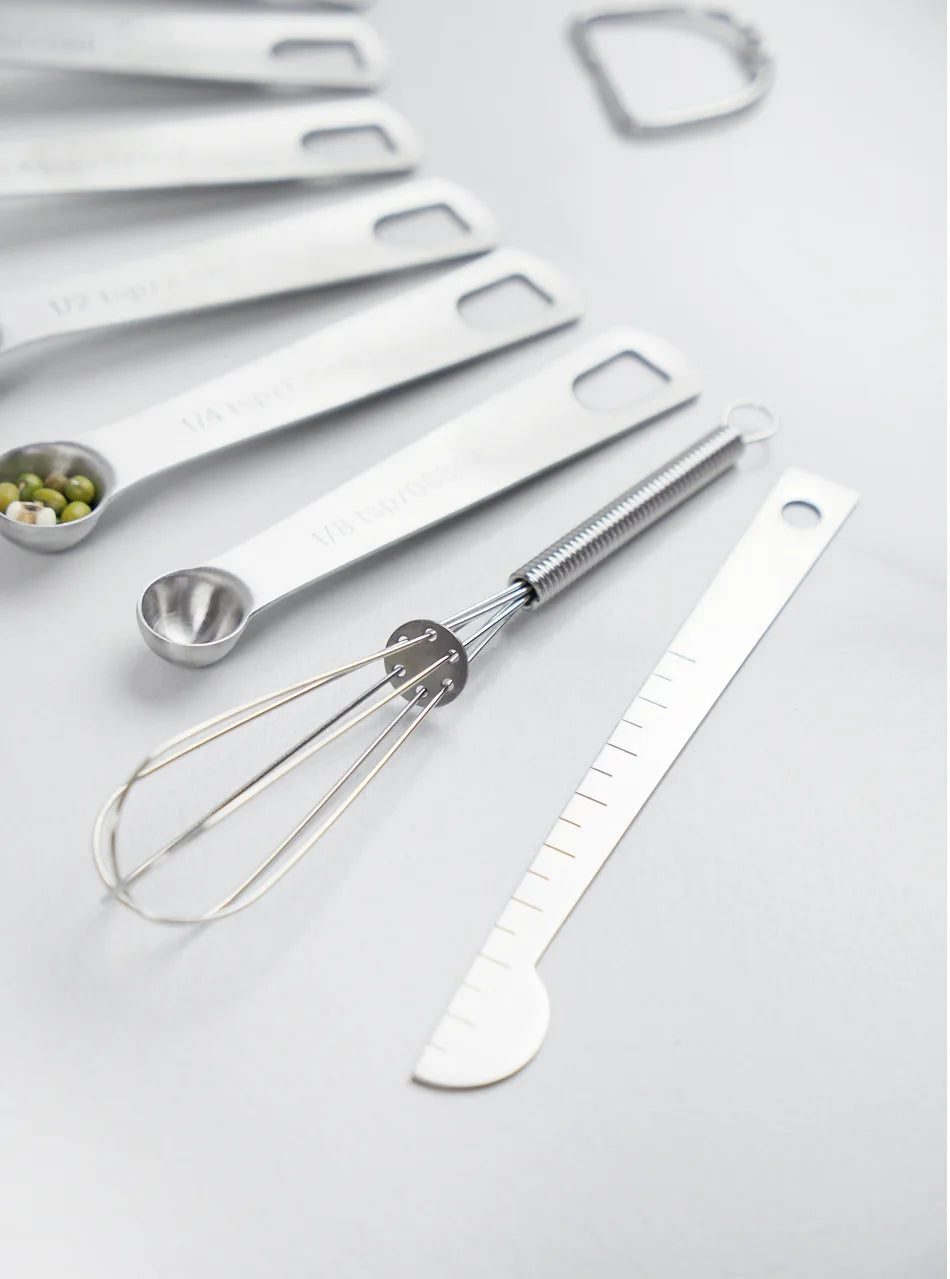6/9/11Pcs Measuring Spoons Set Stainless Steel Seasoning Coffee Scoop Measuring Spoon With Scale Kitchen Baking Measuring Tools