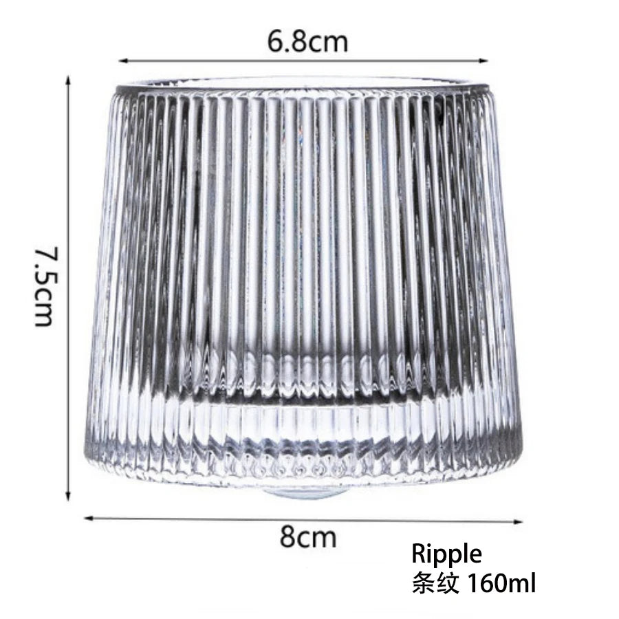 Whiskey Glass, Old Fashioned Rocks Glasses Tumblers, Glassware for Cocktail Scotch, Bourbon, Gin, Voldka, Brandy