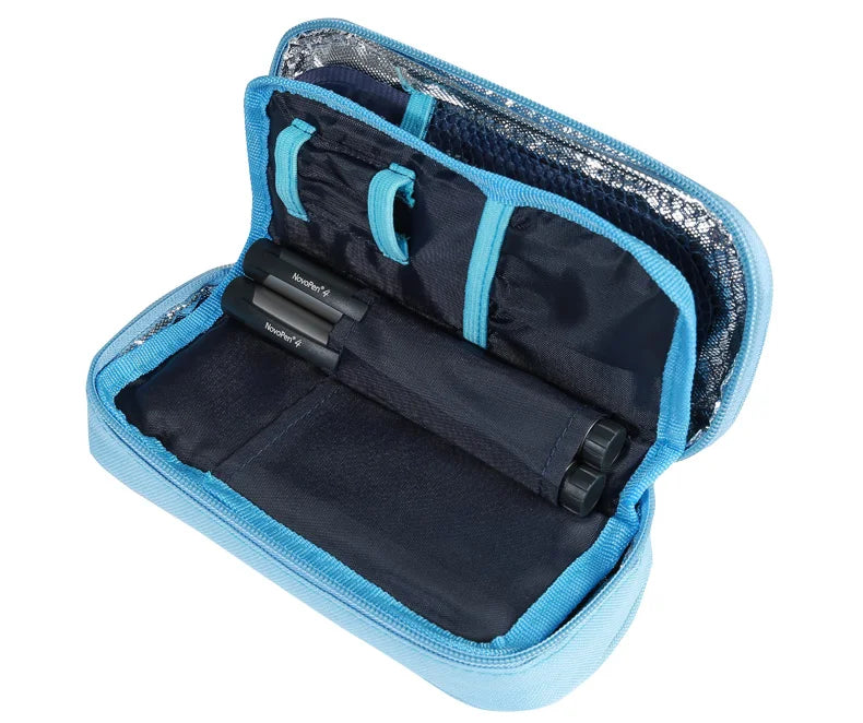 MegaWalke Insulin Cooler Bag Portable Insulated Diabetic Insulin Travel Case Cooler Box Bolsa Termica  Aluminum Foil ice bag