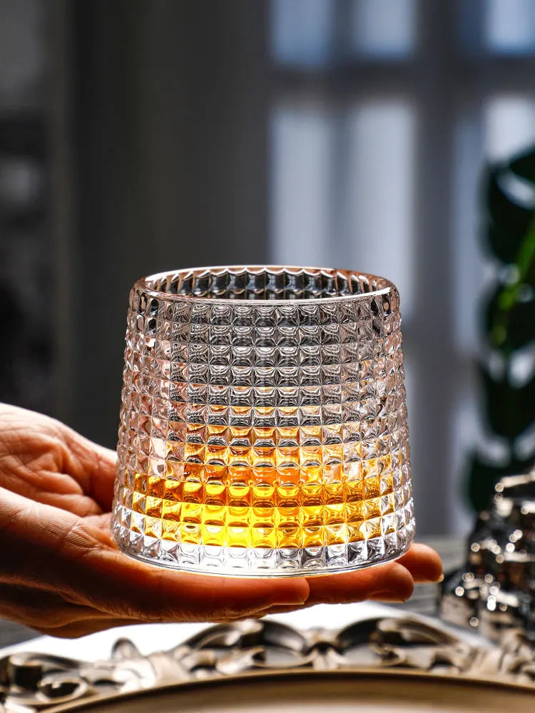 Whiskey Glass, Old Fashioned Rocks Glasses Tumblers, Glassware for Cocktail Scotch, Bourbon, Gin, Voldka, Brandy