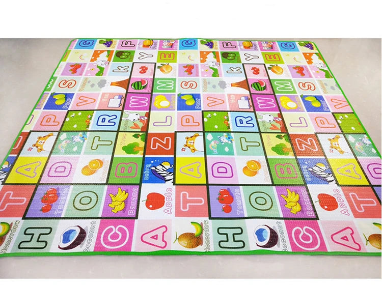 Baby Play Mat Waterproof XPE Soft Floor Playmat Foldable Crawling Carpet Kid Game Activity Rug Folding Blanket Educational Toys