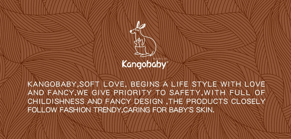 Kangobaby #My Soft Life# 5 Pieces Pack Multi-Functional Bamboo Cotton Muslin Blanket Baby Burp Cloth Set
