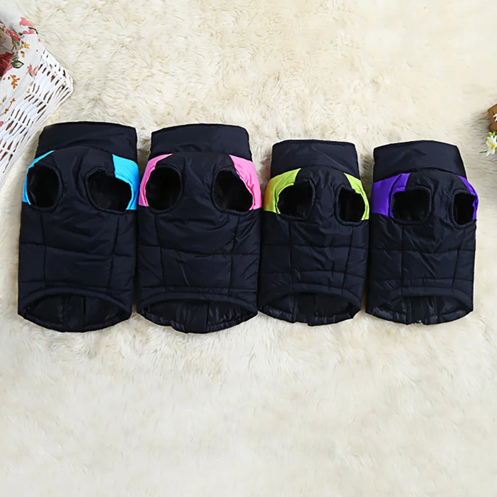 Waterproof Dog Clothes Zipper Jacket Coat For Small Medium Large Dogs Winter Warm Pet Clothing for Dog Costume Vest Apparel