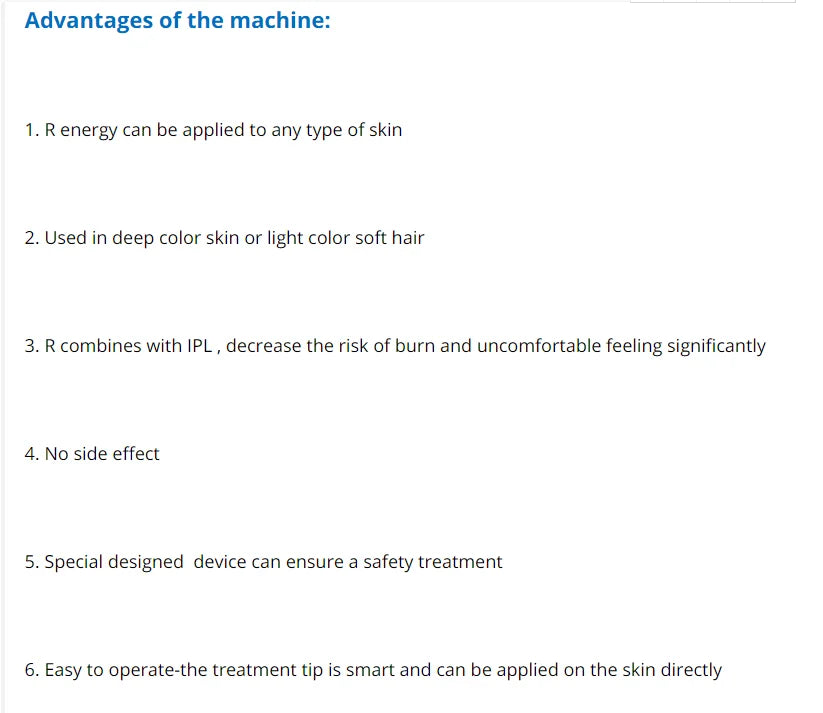 Portable 360 magneto-optical IPL painless hair removal machine
