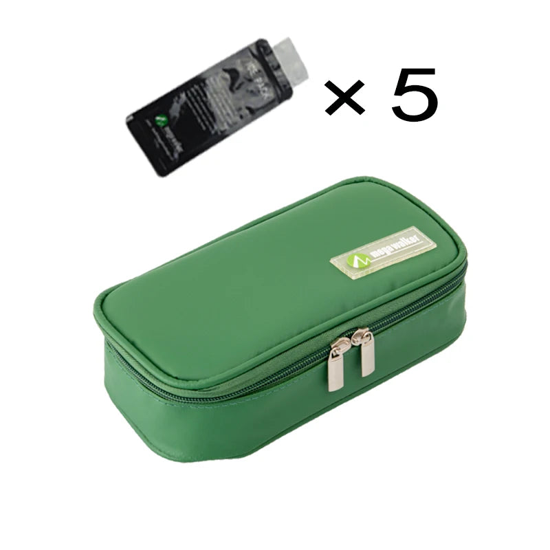 mega Insulin Cooler box Middle-sized bag Portable Insulated Diabetic Insulin Travel Case Nylon Fabric Aluminum Foil ice bag