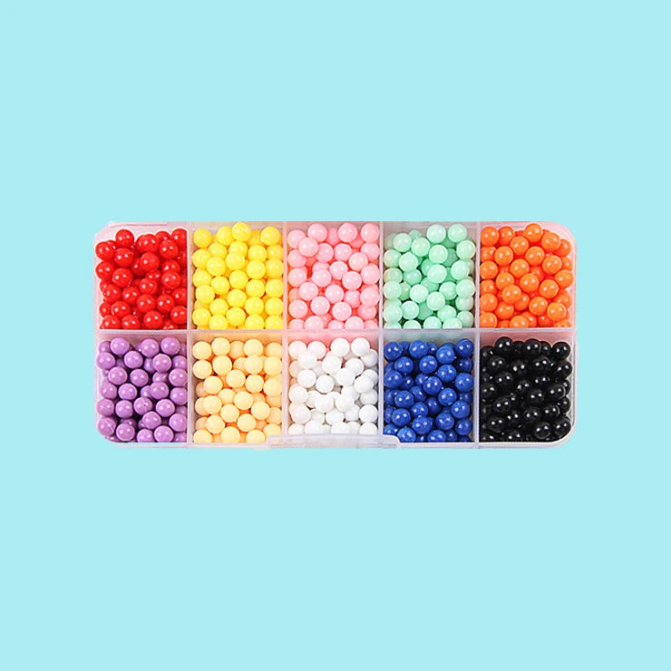 36 colors 5mm Set Refill Beads Puzzle Crystal DIY Water Spray magic Beads Set Ball Games 3D Handmade Magic Toys For Children