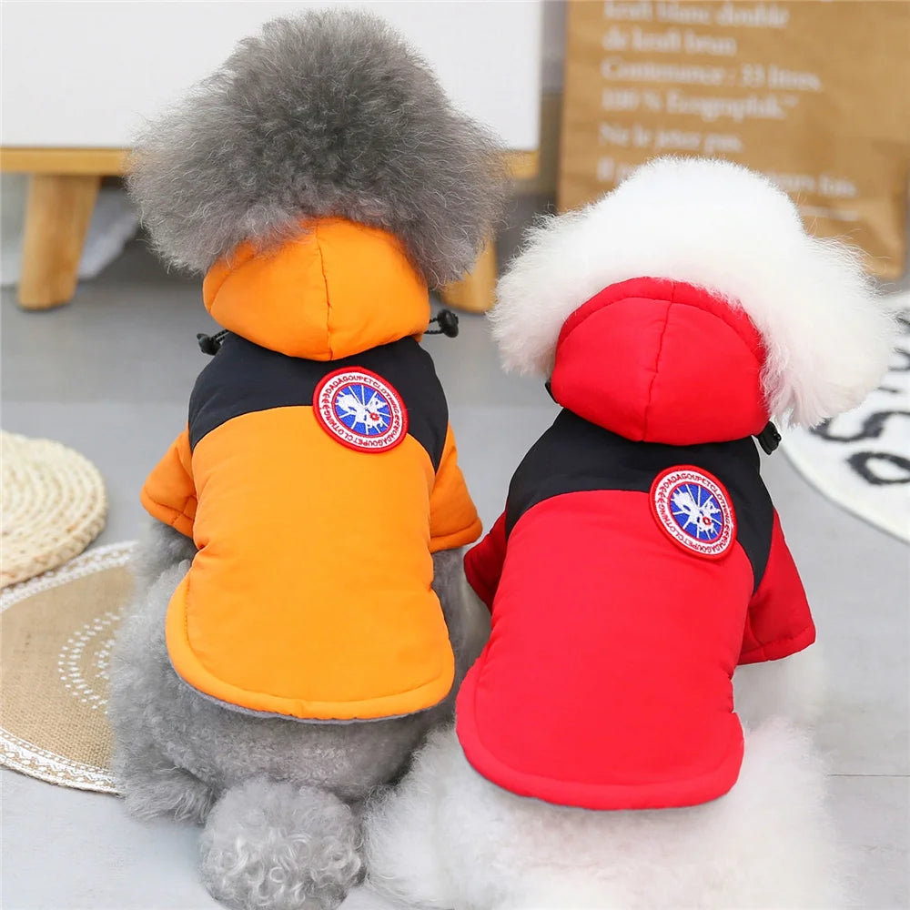 Dog Thicken Coat Overalls Winter Warm Dog Clothes For Small Dogs Puppy Chihuahua Jacket Poodle Costumes Pet Coats Yorkie Apparel