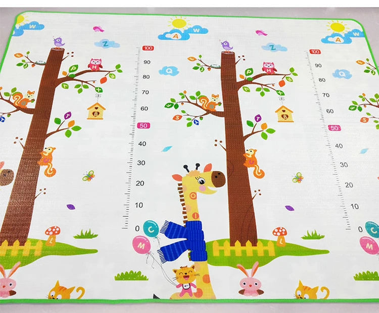 Baby Play Mat Waterproof XPE Soft Floor Playmat Foldable Crawling Carpet Kid Game Activity Rug Folding Blanket Educational Toys