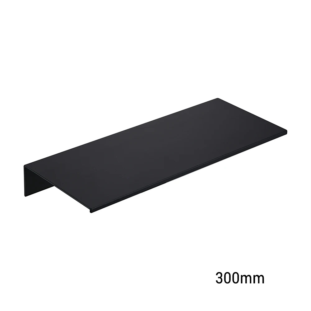 Black White Aluminum Alloy Wall-Mounted Kitchen Shower Room Bedroom Device Bathroom Accessories Organizer Shelf