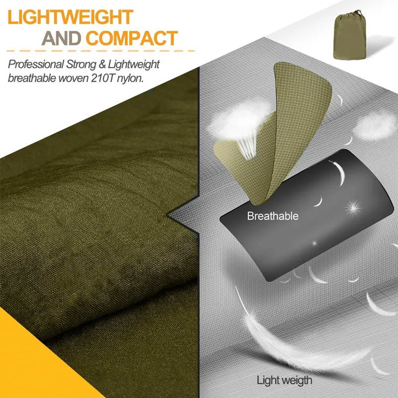 Camping Hammock with Mosquito Net&Rainfly Tent Tarp & Tree Straps,Portable Nylon Hammock Tent for Camping Hiking Backyard Travel