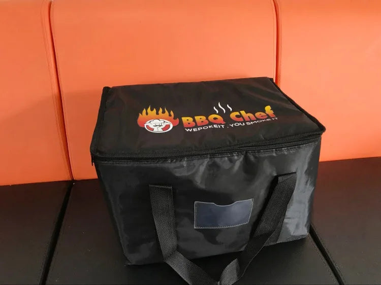 50L Extra Large Cooler Bag Car Ice Pack Insulated Thermal Lunch Pizza Bag Fresh Food Delivery Container Refrigerator Bag