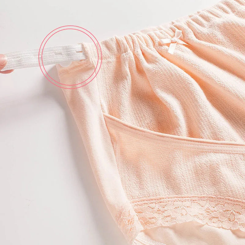 3 Colors Plus Size Cotton Pregnant Shorts High Waist Pregnancy Briefs Adjustable Maternity Underwear Panties for Women Clothes