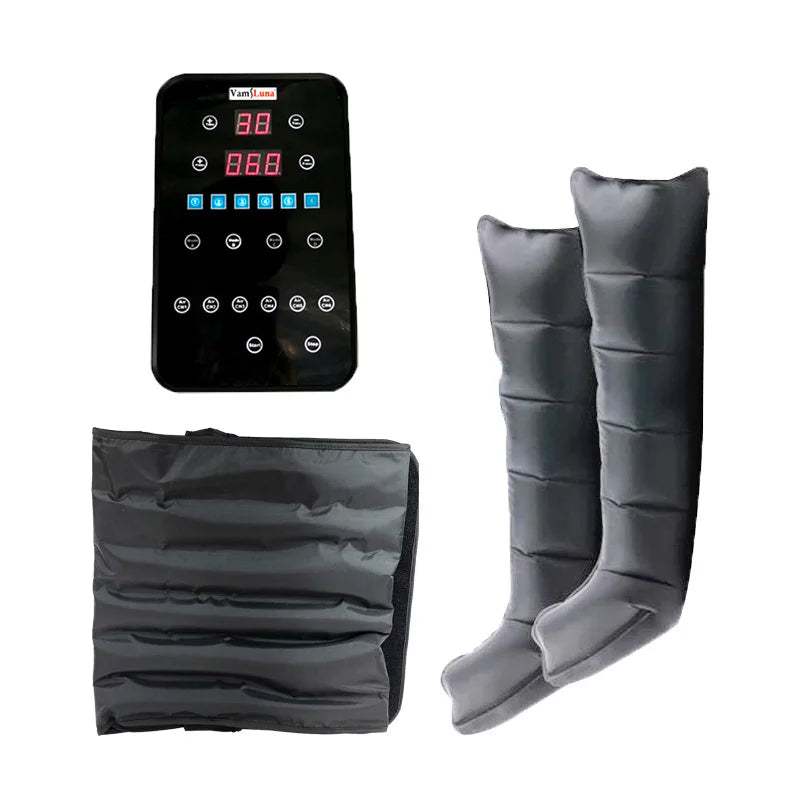 6 Chambers Air Compression Massage System Whole Body Massager Compression Pump Recovery Boots Foot Leg Massage Machine AirWrap