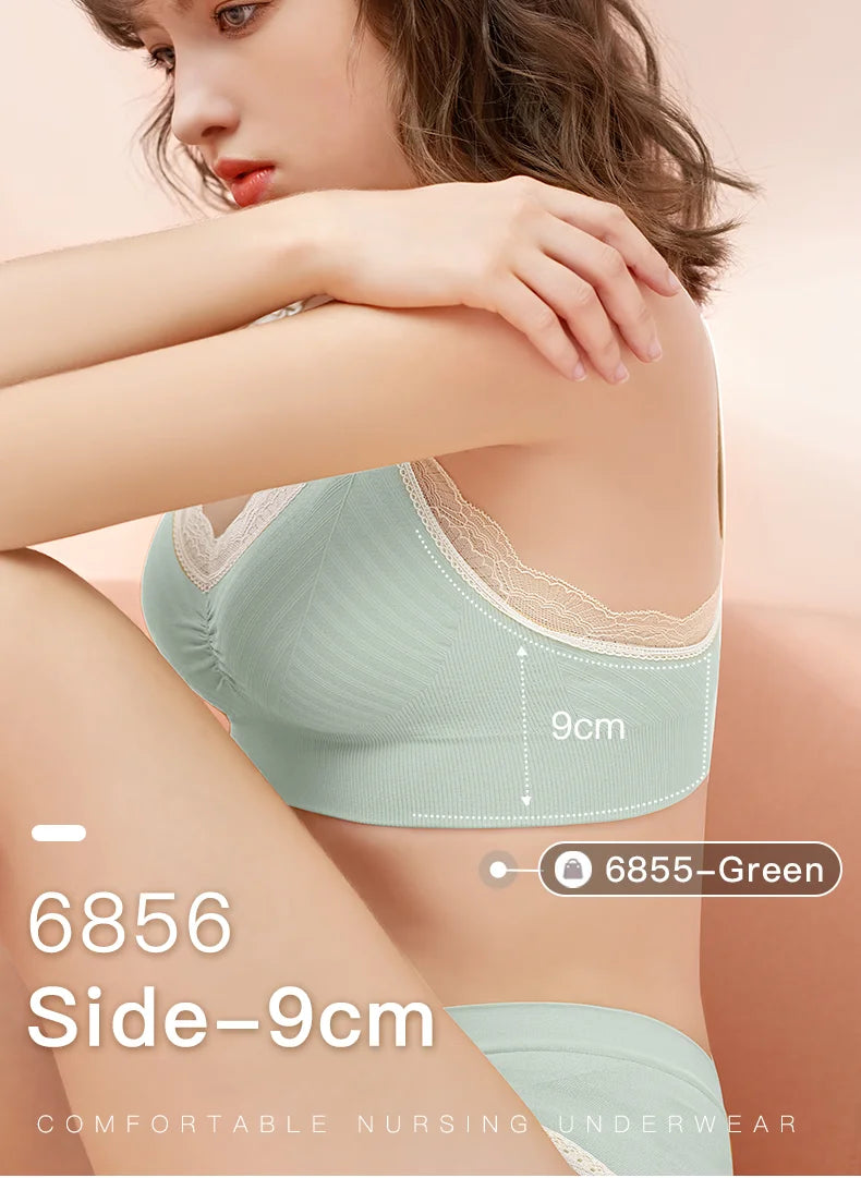 YATEMAO Breastfeeding Bra Pregnancy Clothes Maternity Nursing Bra Feeding Bra for Soutien Gorge Allaitement Pregnant Women