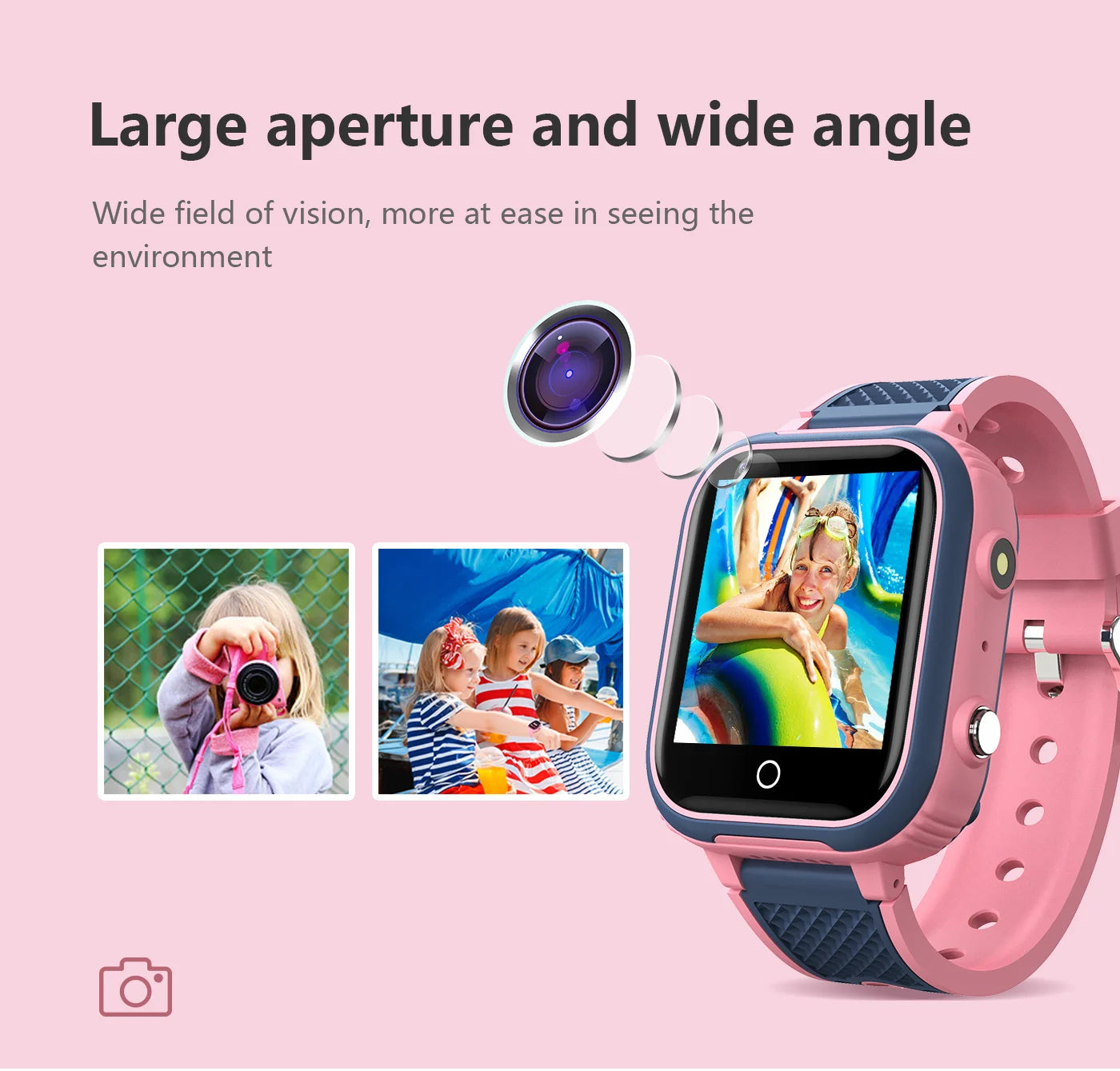 Kids 4G Smart Watch LT21 4GB GPS WIFI Video Call IP67 Waterproof Child Smartwatch Camera Monitor Tracker Location Phone Watch