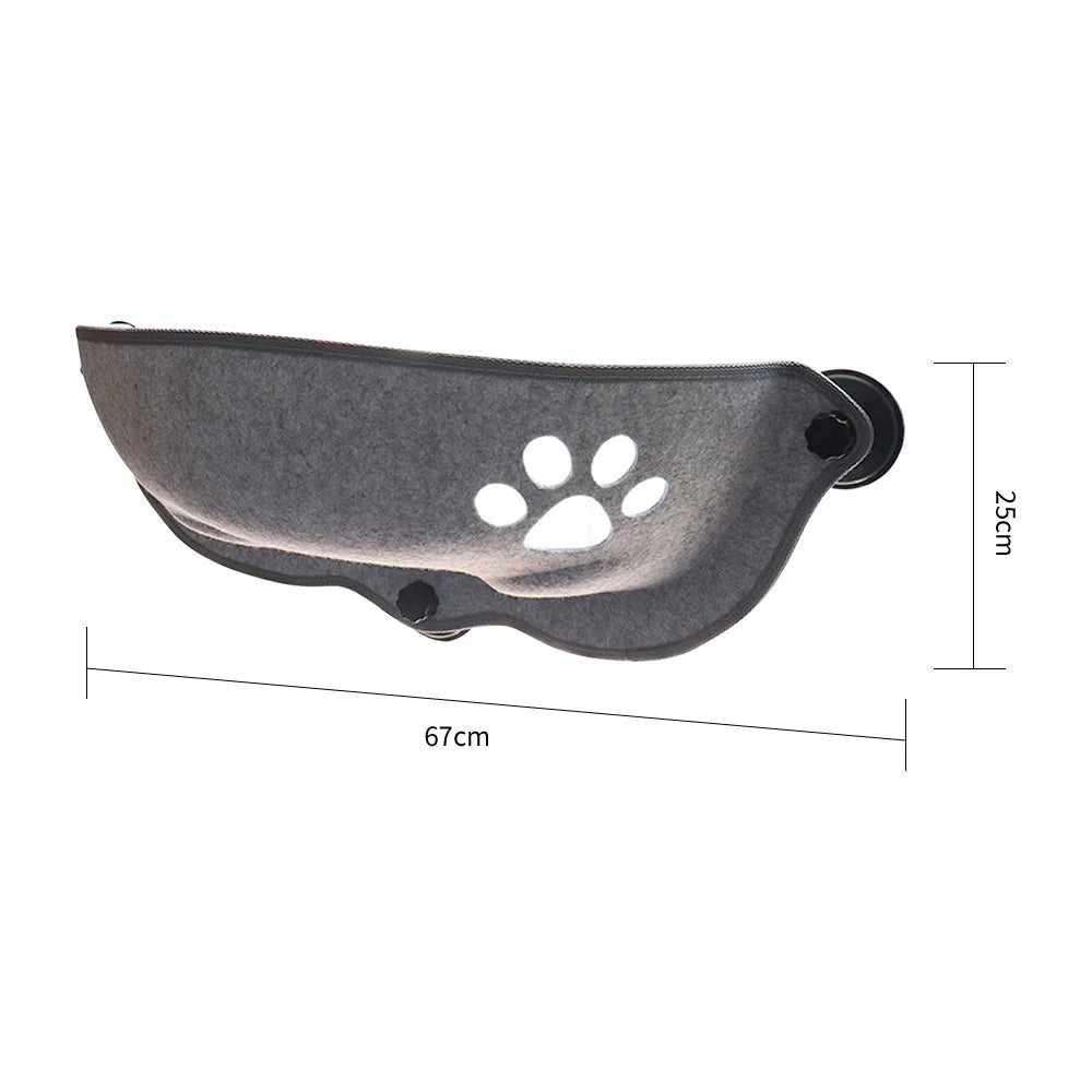 Cat Window Hammock With Strong Suction Cups Pet Kitty Hanging Sleeping Bed Storage For Pet Warm Cage Cat Shelf Seat Beds Winter