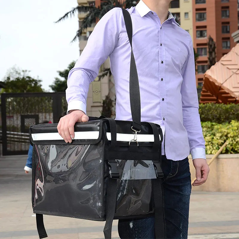 30L Extra Large Cooler Bag Car Ice Pack Insulated Thermal Lunch Pizza Bag Fresh Food delivery Container Refrigerator Bag