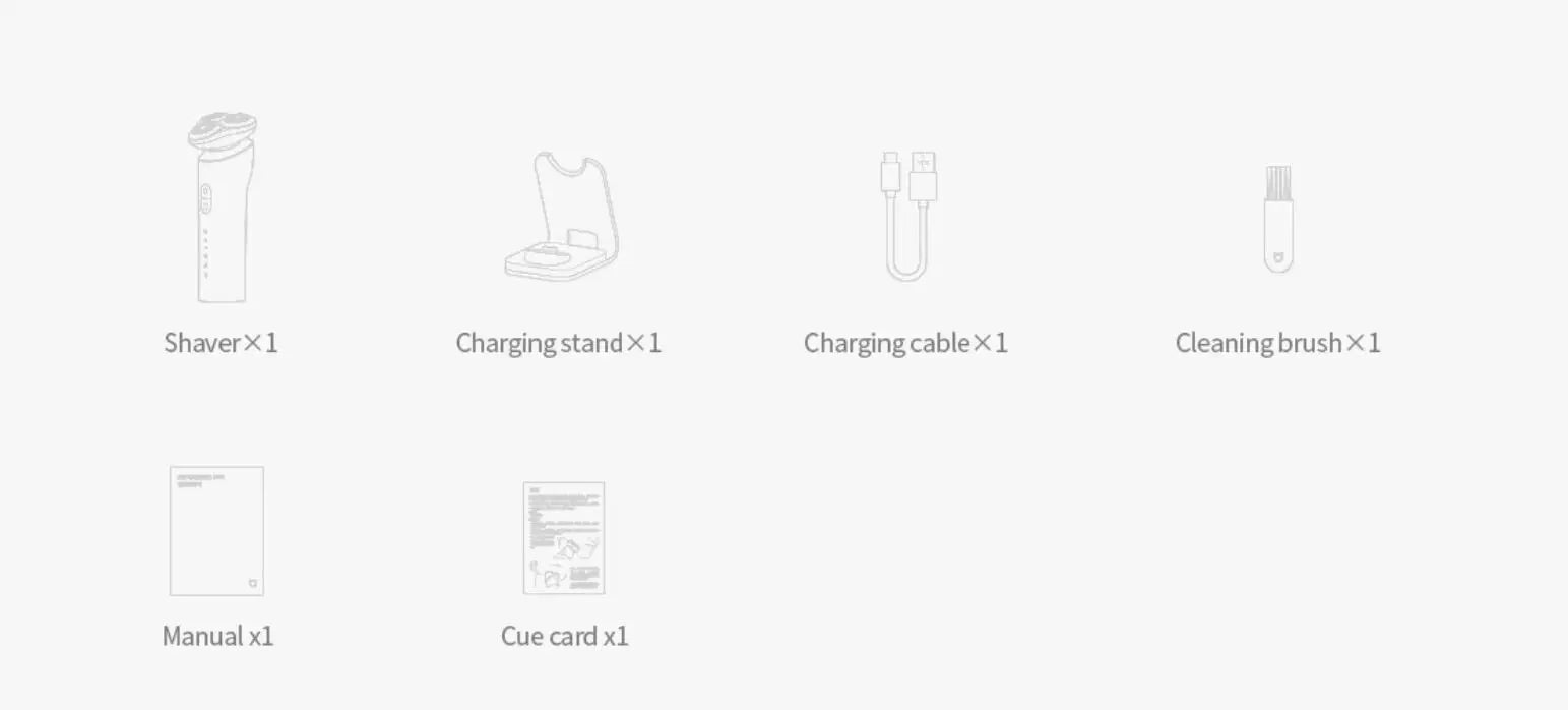 XIAOMI MIJIA S700 Electric Shaver Trimmer For Men Triple Blade Razor Shaving Beard Machine Dry Wet Beard Trimmer Clipper Shavers