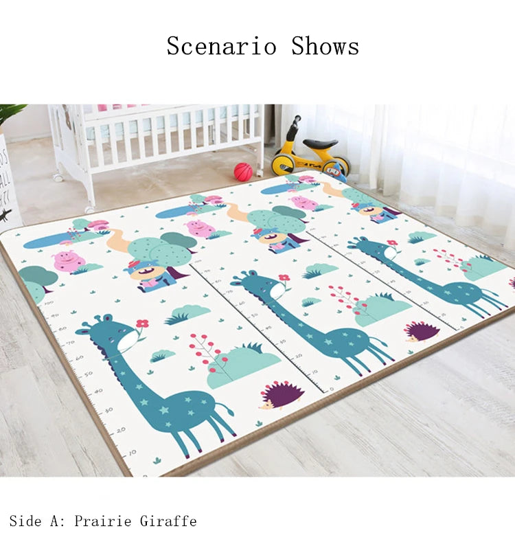 Baby Play Mat Waterproof XPE Soft Floor Playmat Foldable Crawling Carpet Kid Game Activity Rug Folding Blanket Educational Toys