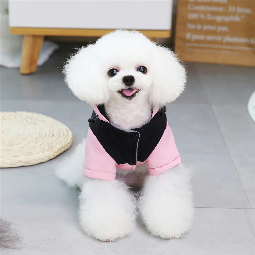 Dog Thicken Coat Overalls Winter Warm Dog Clothes For Small Dogs Puppy Chihuahua Jacket Poodle Costumes Pet Coats Yorkie Apparel