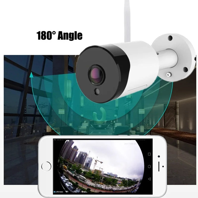 180 Degree Panoramic Fish Eye 2MP WIFI IP Camera Multi-purpose Outdoor Night Veresion VR kamera APP Remote Control  P2P IP Web