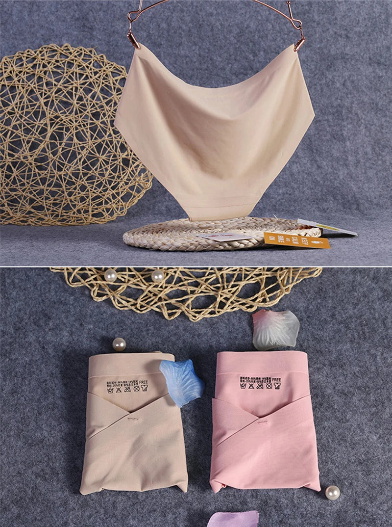 Seamless Low Waist Pregnant Panties Low Waist Maternity Underwear Pregnanc Cotton Soft Breathe V-Shaped Care Belly Women Briefs