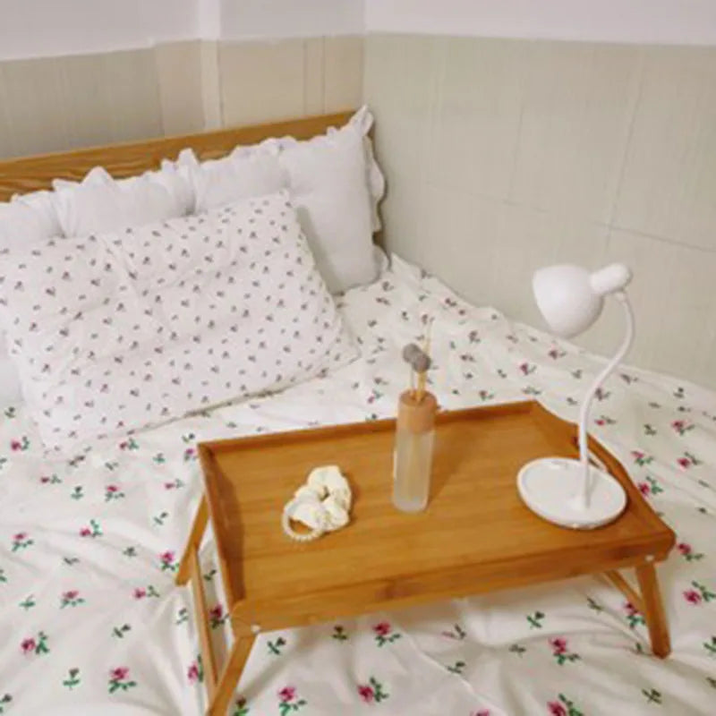 Computer Desk Window Tatami Table Foldable Laptop Stand Breakfast Plate Bed Tray Cozy Bedside Bay Room Desks Bedroom Furniture