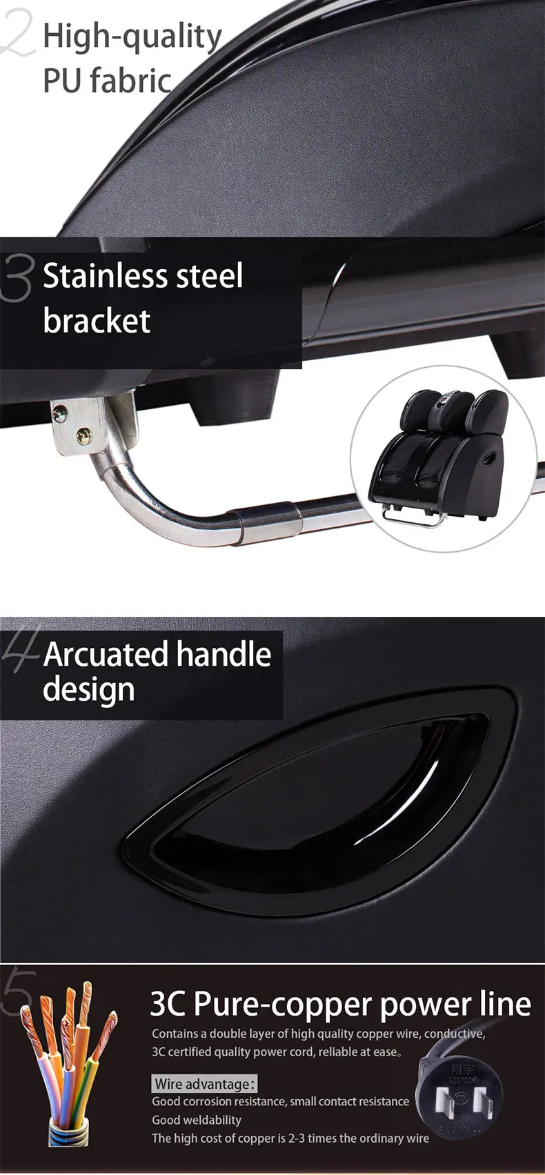 JinKaiRui Electric Vibrating Foot Massager Heating Knee Leg Calf Thigh Massage Device Air Pressure Massage Fatigue Relieve Care