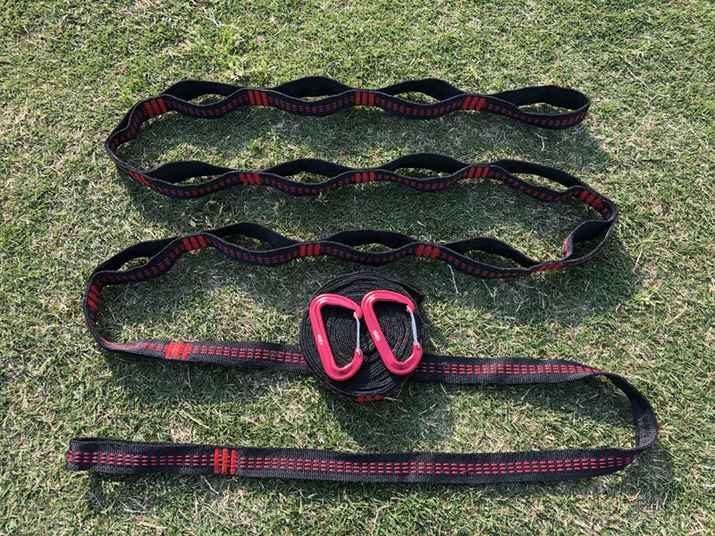 280cm length Super Strong Hammock Strap Hanging Hammock Belt Hamaca Hamak for Camping,Traveling,Portable Hanging Tree Rope