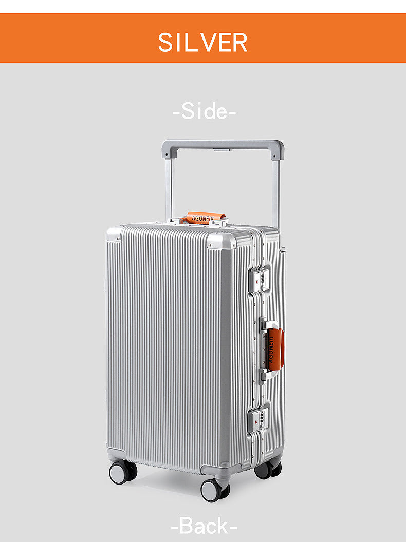 24 inch password box for male and female students 20 inch aluminum frame luggage 26 inch universal wheel wide pull rod travel