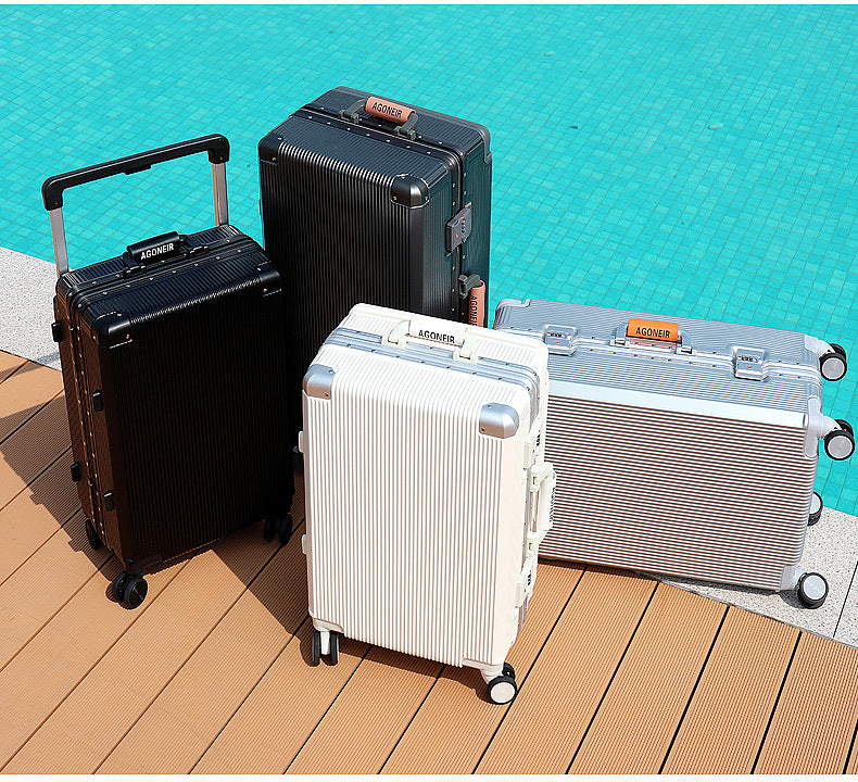 24 inch password box for male and female students 20 inch aluminum frame luggage 26 inch universal wheel wide pull rod travel