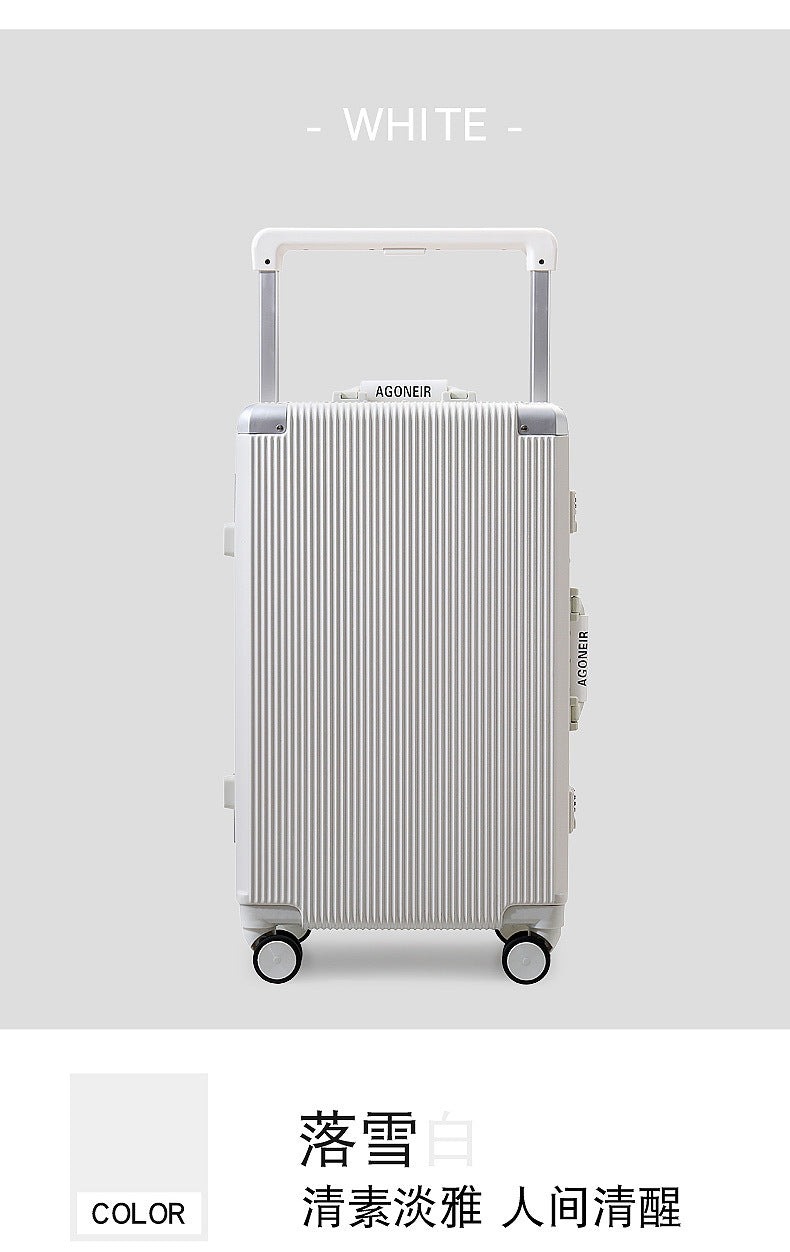 24 inch password box for male and female students 20 inch aluminum frame luggage 26 inch universal wheel wide pull rod travel