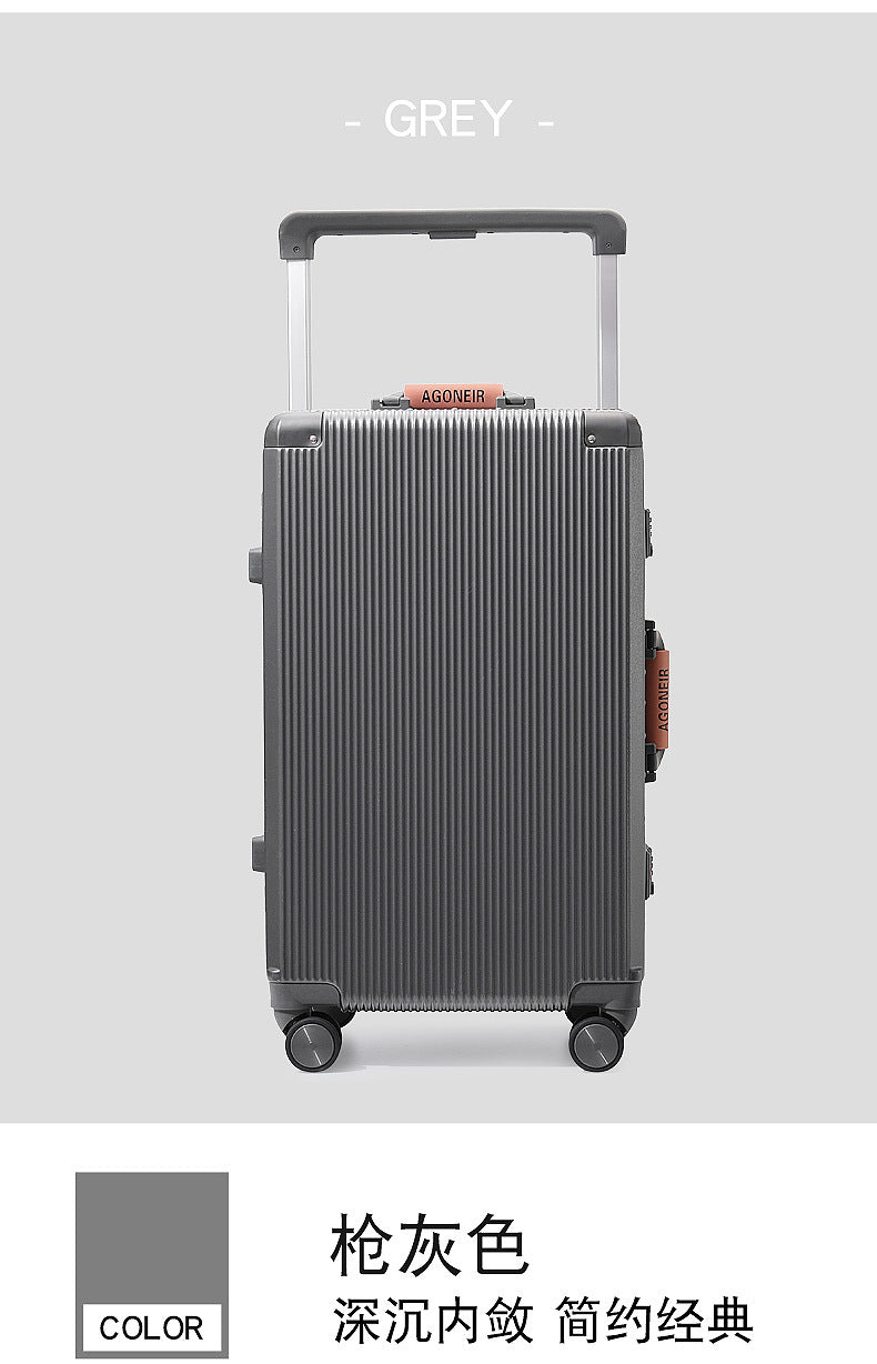 24 inch password box for male and female students 20 inch aluminum frame luggage 26 inch universal wheel wide pull rod travel