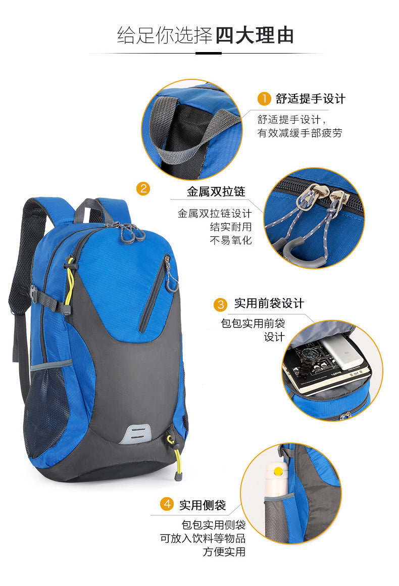 Classic 40L Outdoor Backpack Men Women High Quality Waterproof Travel Backpack Bag for Men Causal Patchwork Sport Backpack Women