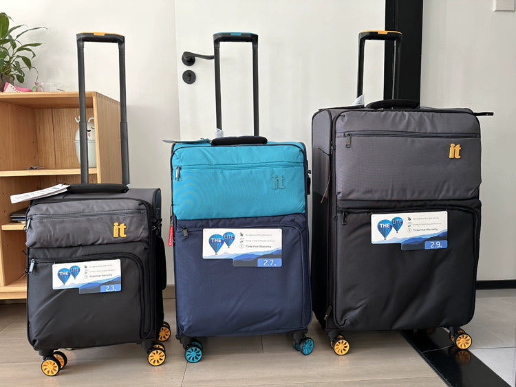 COLENARA Suitcase on Wheels 20"24"28 Inch Expandable Large Capacity Trolley Case Oxford Cloth Boarding Box Women's Men's Luggage