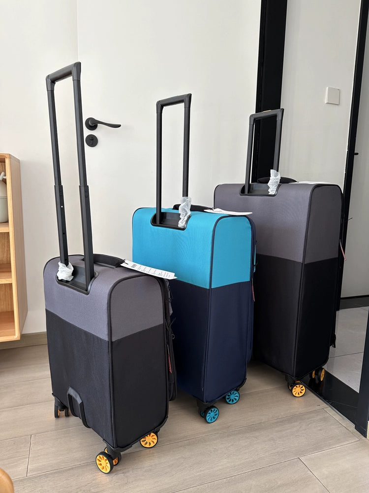 COLENARA Suitcase on Wheels 20"24"28 Inch Expandable Large Capacity Trolley Case Oxford Cloth Boarding Box Women's Men's Luggage